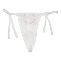 GS042 - Celana Dalam Wanita G-String Seksi Putih Ikat Samping - 2