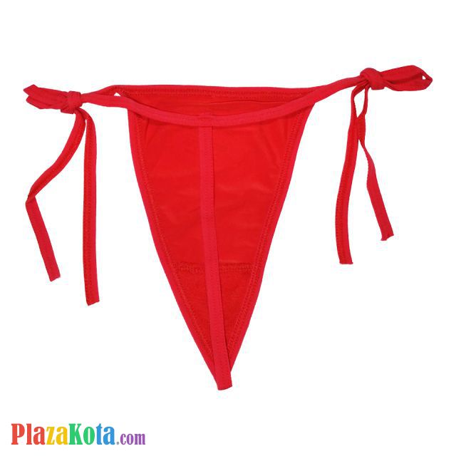 GS044 - Celana Dalam Wanita G-String Seksi Merah Ikat Samping - Photo 2