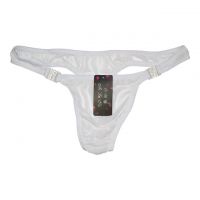 GP001 - Celana Dalam Pria G-String Seksi Putih Transparan