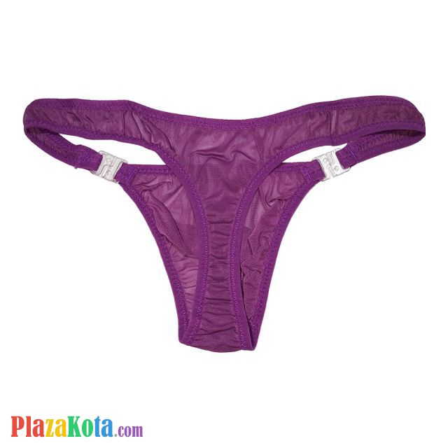 GP002 - Celana Dalam Pria G-String Seksi Ungu Transparan - Photo 2 GP002 - Celana Dalam Pria G-String Seksi Ungu Transparan - Photo 2