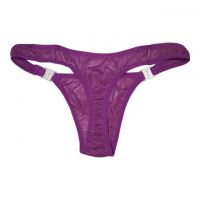 GP002 - Celana Dalam Pria G-String Seksi Ungu Transparan - 2