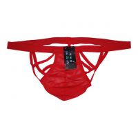 GP009 - Celana Dalam Pria G-String Seksi Merah Transparan