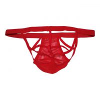 GP009 - Celana Dalam Pria G-String Seksi Merah Transparan - 2