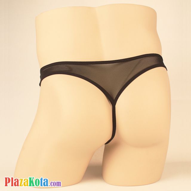 GP032 - Celana Dalam Pria G-String Seksi Hitam Transparan - Photo 2