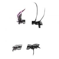 B013 - Pakaian Dalam Wanita Bra Set Bralette Seksi Hitam - 2