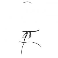 L0656 - Baju Tidur Dinas Malam Wanita Lingerie Teddy Bodysuit Seksi Halter Hitam Crotchless - 2