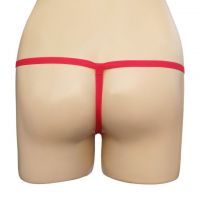 GS161 - Celana Dalam Wanita G-String Mutiara Seksi Dobel Merah - 2