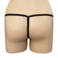 GS163 - Celana Dalam Wanita G-String Mutiara Seksi Dobel Hitam - 2