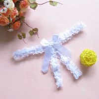 GS165 - Celana Dalam Wanita G-String Seksi Crotchless Putih Pita