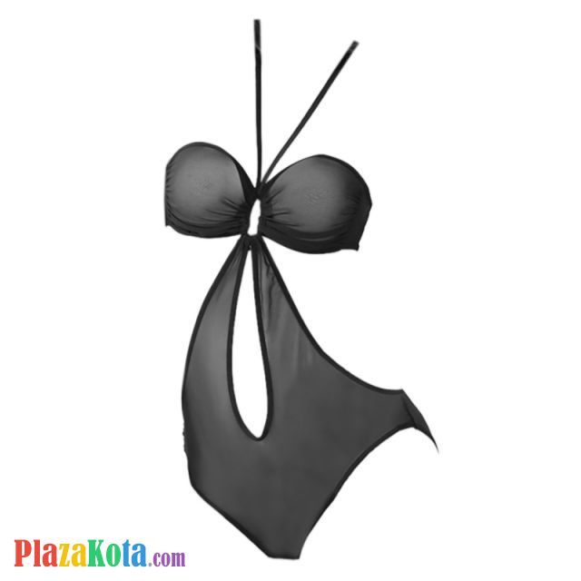 L0209 - Baju Tidur Dinas Malam Wanita Lingerie Teddy Bodysuit Seksi Halter Hitam Transparan - Photo 1 L0209 - Baju Tidur Dinas Malam Wanita Lingerie Teddy Bodysuit Seksi Halter Hitam Transparan - Photo 1