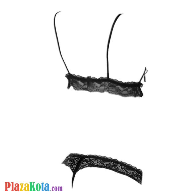 L0213 - Baju Tidur Dinas Malam Wanita Lingerie Teddy Bodysuit Seksi Macan Tutul Coklat - Photo 2