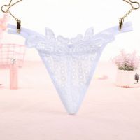 GS328 - Celana Dalam Wanita G-String Seksi T-Back Tali 2 Putih