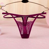 GS339 - Celana Dalam Wanita G-String Seksi Tali 2 Marun