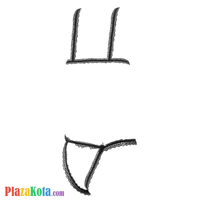 L1279 - Baju Tidur Dinas Malam Wanita Lingerie Teddy Bodysuit Seksi Hitam Transparan Open Cup Crotchless - Photo 2 L1279 - Baju Tidur Dinas Malam Wanita Lingerie Teddy Bodysuit Seksi Hitam Transparan Open Cup Crotchless - Photo 2