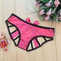 P617 - Celana Dalam Wanita Panties Hipster Seksi Magenta Pita Terbuka Belakang - 2