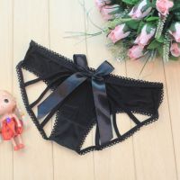 P620 - Celana Dalam Wanita Panties Hipster Seksi Hitam Pita Terbuka Belakang