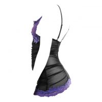 L1294 - Baju Tidur Dinas Malam Wanita Lingerie Bodycon Sheath Dress Seksi Hitam Transparan Open Cup - 2