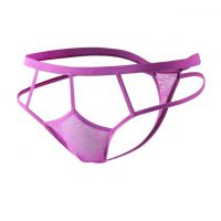 GP074 - Celana Dalam Pria G-String Seksi Ungu Transparan Tali 2