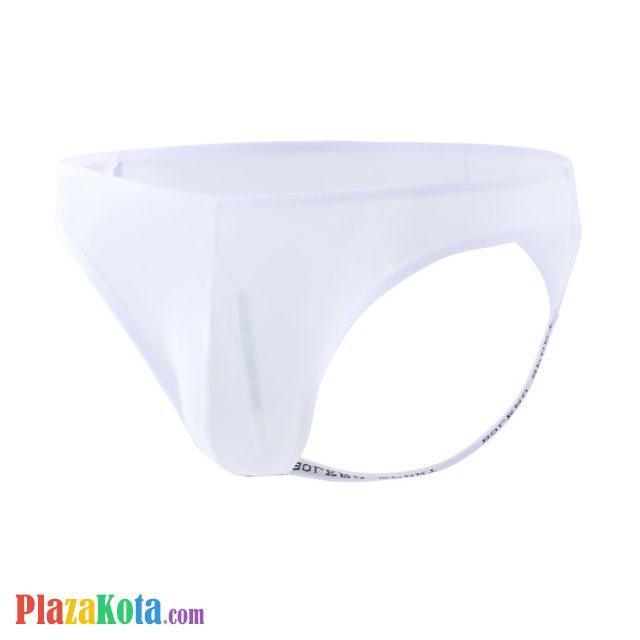 GP081 - Celana Dalam Pria G-String Seksi Putih Transparan Terbuka Belakang - Photo 1