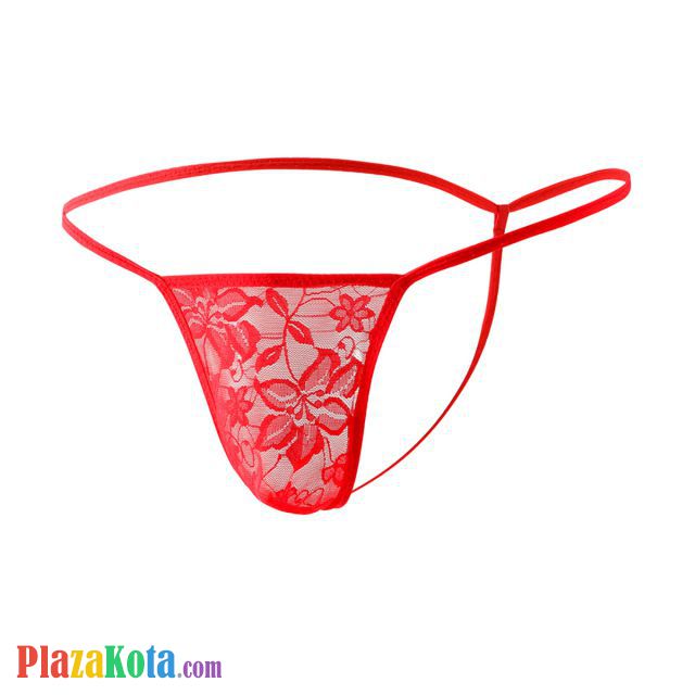 GP085 - Celana Dalam Pria G-String Seksi Merah Transparan T-Back - Photo 1 GP085 - Celana Dalam Pria G-String Seksi Merah Transparan T-Back - Photo 1