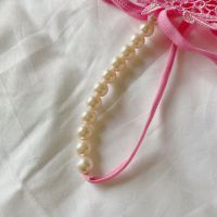 GS379 - Celana Dalam Wanita G-String Mutiara Seksi Crotchless Biru Brokat Bunga - 2