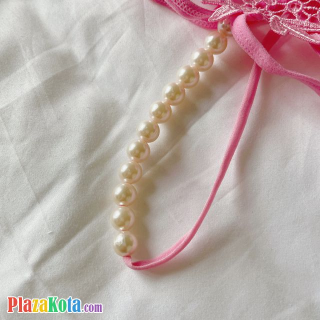 GS380 - Celana Dalam Wanita G-String Mutiara Seksi Crotchless Hitam Brokat Bunga - Photo 2 GS380 - Celana Dalam Wanita G-String Mutiara Seksi Crotchless Hitam Brokat Bunga - Photo 2