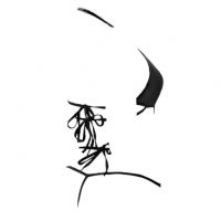 L0292 - Baju Tidur Dinas Malam Wanita Lingerie Teddy Bodysuit Seksi Halter Hitam Transparan Tali Ikat Tangan - 2