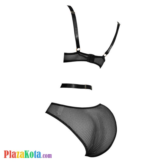 L1330 - Baju Tidur Dinas Malam Wanita Lingerie Teddy Bodysuit Seksi Hitam Jaring Transparan - Photo 2 L1330 - Baju Tidur Dinas Malam Wanita Lingerie Teddy Bodysuit Seksi Hitam Jaring Transparan - Photo 2